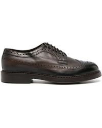 Doucal's - Leather Lace-up Brogue Shoes - Lyst