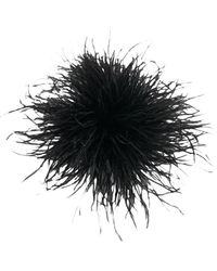 Essentiel Antwerp Kurdy Ostrich-Feather Brooch in Purple | Lyst