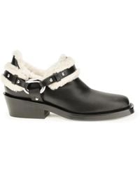 Rabanne - Bottines À Détails De Boucles - Lyst