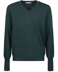 Ballantyne - V-neck Cashmere Sweater - Lyst