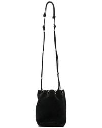 Benedetta Bruzziches - Suede Drawstring Bucket Bag - Lyst