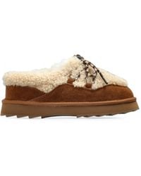 EMU - Hayley Shearling-Trim Sandals - Lyst