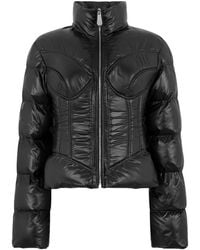 Philipp Plein - Corset-Style Padded Jacket - Lyst