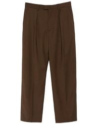 Sandro - Gerard Pleated Wide-Leg Trousers - Lyst
