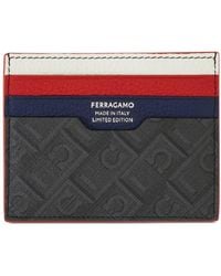 Ferragamo - Citymatch Capsule Kartenetui Mit Monogramm - Lyst