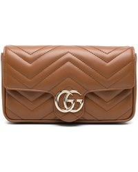 Gucci - Small Gg Marmont Clutch Bag - Lyst
