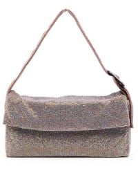 Benedetta Bruzziches - Bolso de hombro con detalles de cristal - Lyst
