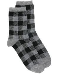 Alto Milano - Checked Socks - Lyst