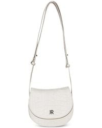 John Richmond - Croc-Effect Shoulder Bag - Lyst