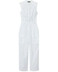 Twinset - Striped Utility Jumpsuit - Lyst