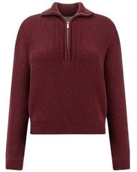 Paul & Shark - Gerippter Pullover Mit Reißverschluss - Lyst