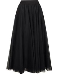 Blanca Vita - Minigonna Con Vita Elasticizzata - Lyst