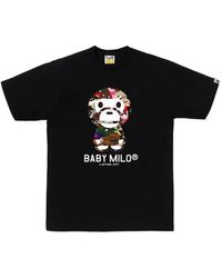A Bathing Ape - T-Shirt À Imprimé Baby Milo - Lyst