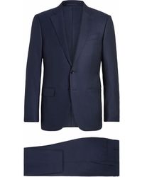 Zegna Zweiteiliger Anzug - Blau