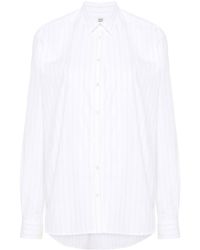 Totême - Pinstripe Cotton Shirt - Lyst