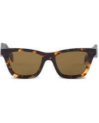Prada - Logo Square-Frame Sunglasses - Lyst