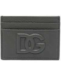 Dolce & Gabbana - Tarjetero con logo en relieve - Lyst