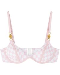 Versace - Top de bikini con motivo Medusa Head - Lyst
