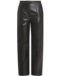 Yves Salomon - Tailored Leather Trousers - Lyst
