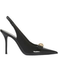 POTAMY - 110Mm Leather Heeled Pumps - Lyst