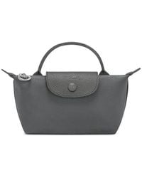 Longchamp - Sac Cabas Le Pliage À Finitions En Cuir - Lyst