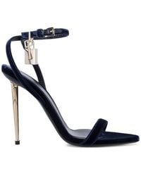 Tom Ford - Sandales En Velours À Bout Pointu - Lyst