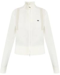 adidas - Zip-Front Ribbed Cardigan - Lyst