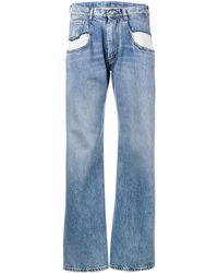 Maison Margiela - Gerade Jeans mit Kontrasttaschen - Lyst