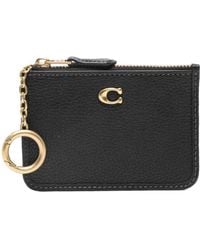 COACH - Mini Skinny Id Leather Wallet - Lyst