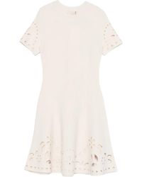 Ulla Johnson - Robe Courte À Découpes Au Laser - Lyst