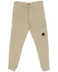 C.P. Company - Cargo-Pocket Logo-Patch Track Pants - Lyst