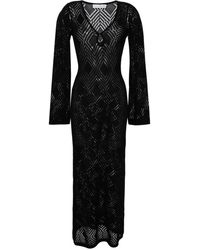 Faithfull The Brand - Serena Geometric-pattern Knitted Dress - Lyst