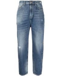 Washington DEE-CEE U.S.A. - High-Waisted Cropped Jeans - Lyst