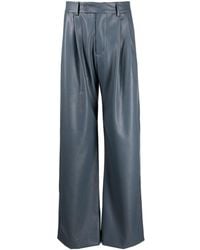 Amiri - Pleat-detail Wide-leg Trousers - Lyst