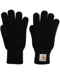 Carhartt - Logo-Patch Knitted Gloves - Lyst