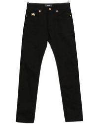 Versace - Medusa '95 Logo-Plaque Jeans - Lyst