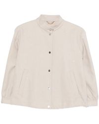 Herno - Viscose Linen Polyamide Jacket - Lyst