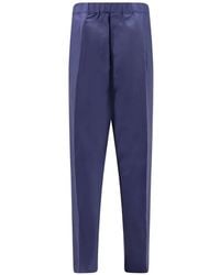 Laneus - Elastic-Waistband Trousers - Lyst