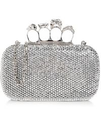 McQueen - Bolso De Mano Con Asa De Nudillos - Lyst