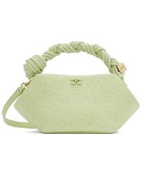Ganni - Mini Sac À Main Bou À Effet D'Autruche - Lyst