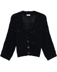 Peserico - Cardigan mit Pailletten - Lyst