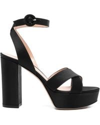 Gianvito Rossi - Sabrina Platform Strappy Sandals - Lyst