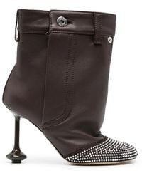 Loewe - Toy 95Mm Leather Boots - Lyst