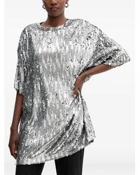 Aniye By - Lulù Sequin Embellished T-Shirt Mini Dress - Lyst