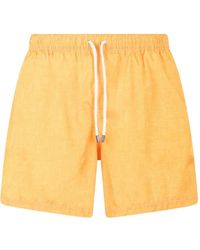 Fedeli - Drawstring-Waist Swim Shorts - Lyst