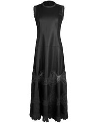 Ulla Johnson - Ilana Leather Midi Dress - Lyst