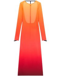Courreges - Kleid mit Farbverlauf - Lyst