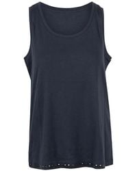 Max Mara - Stud-Embellished Tank Top - Lyst