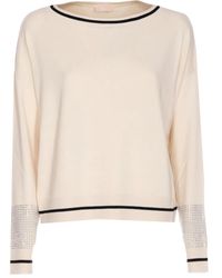 Liu Jo - Rhinestone-Embellished Top - Lyst