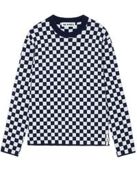 Sunnei - Checkerboard-Pattern Sweater - Lyst